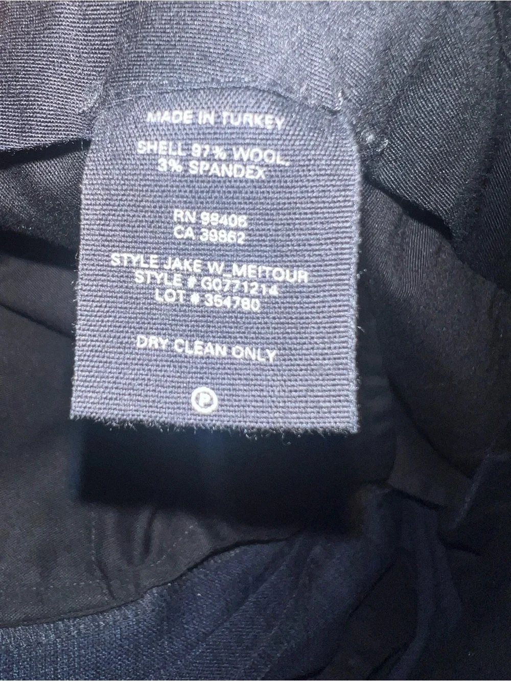 Theory Dark Navy Men's Dress Pants Size 32/31